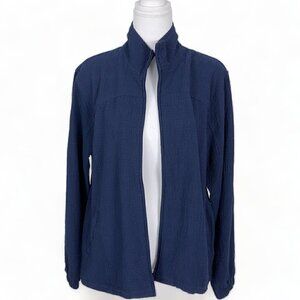 Orvis Textured Crinkle Front Zip Lightweight Jacket (M)